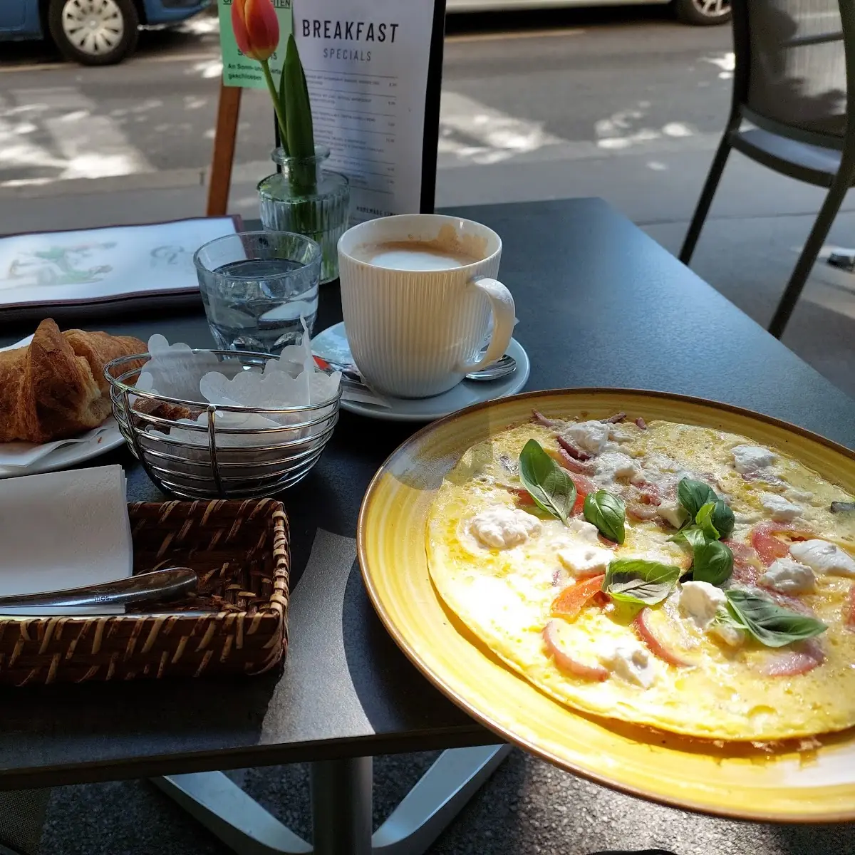 Ziegenkäse Omelette