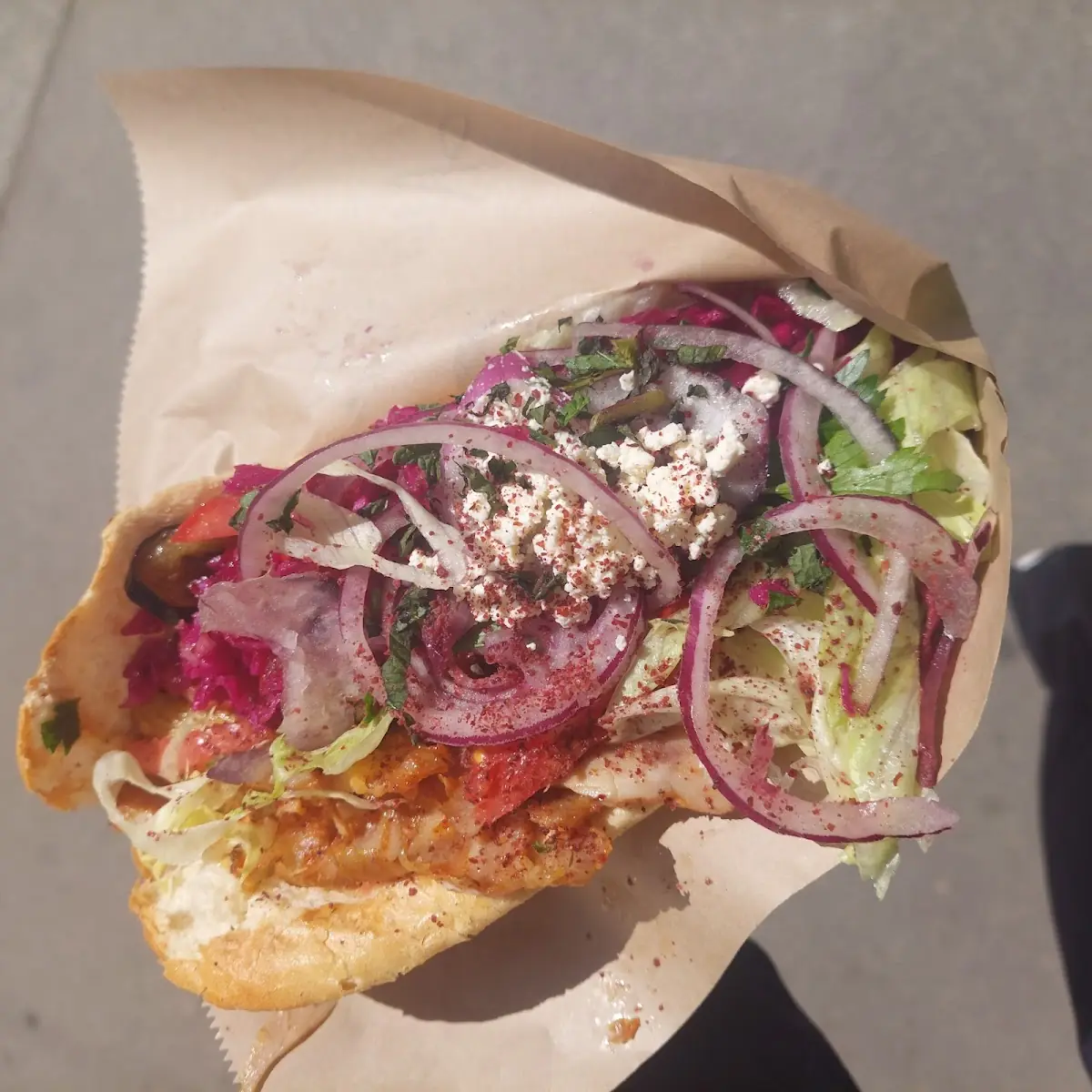 Falloumi-sandwich