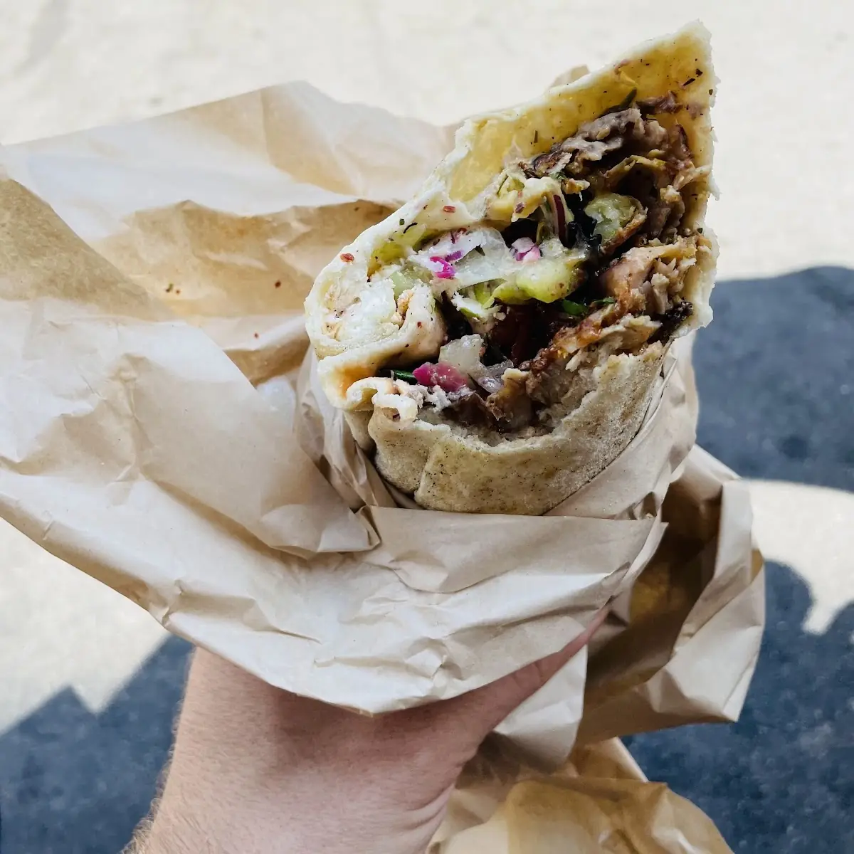 Wrap Mit Kalbfleisch