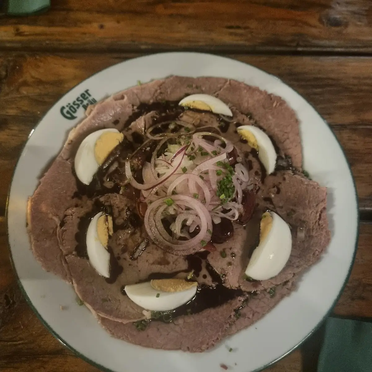 Saures Rindfleisch