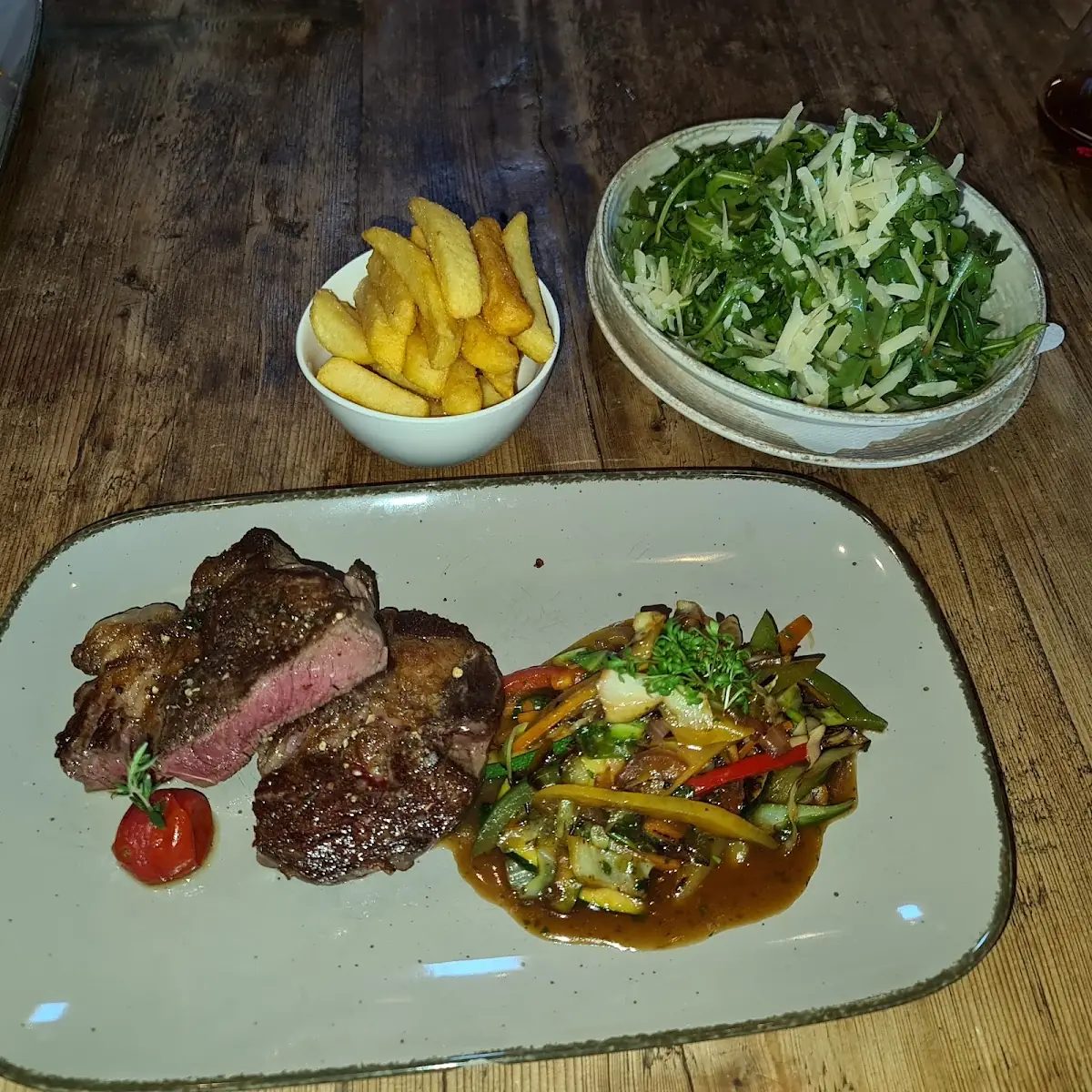 Rosa Gebratenes Schweinsfilet