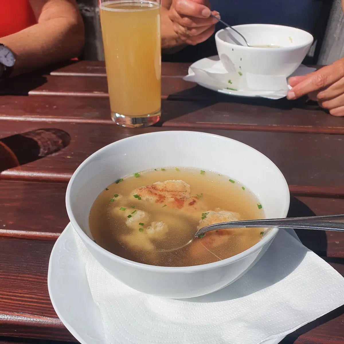Kaspressknödelsuppe