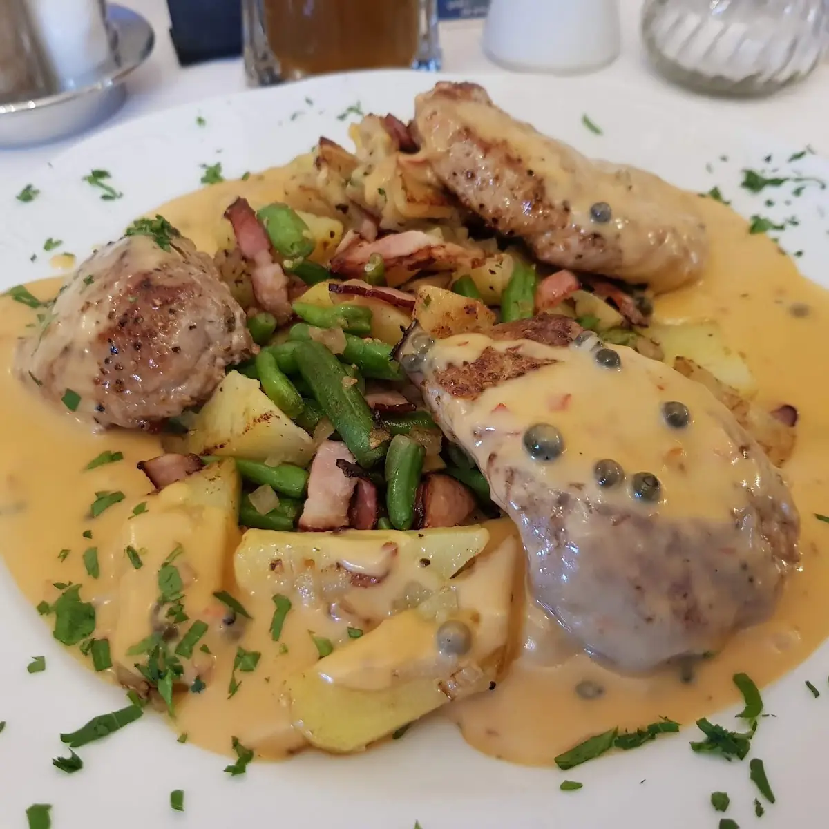Medaillons Vom Schwein In Pfeffersouce