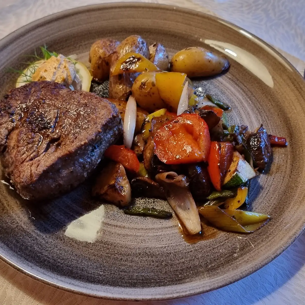 Steak Mit Speckbohnen