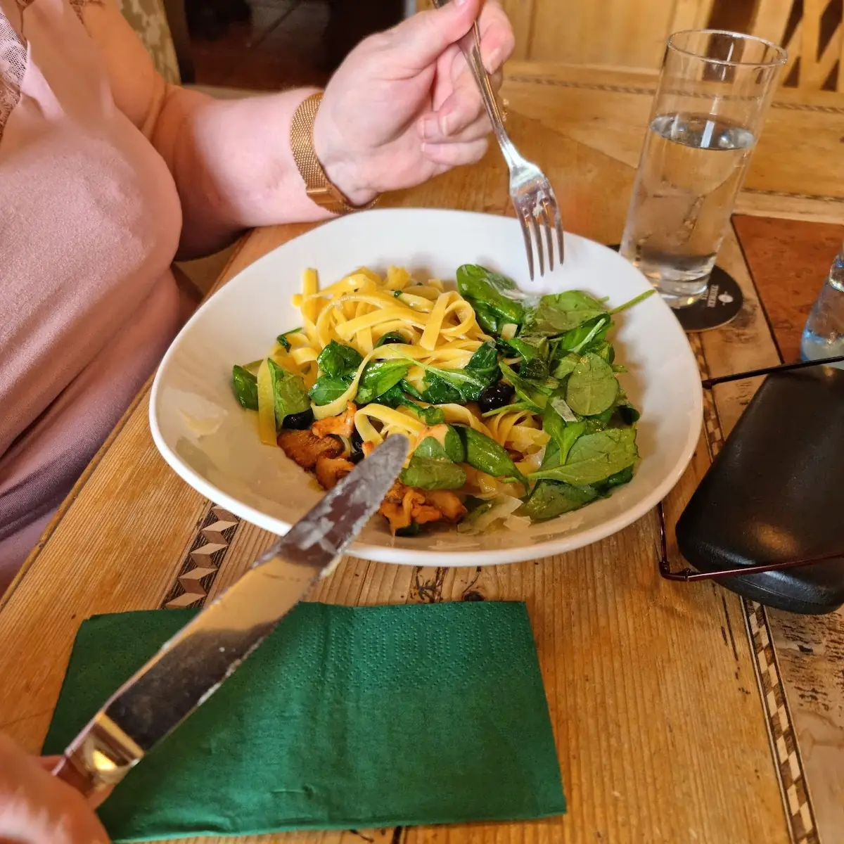 Nudeln Und Feldsalat