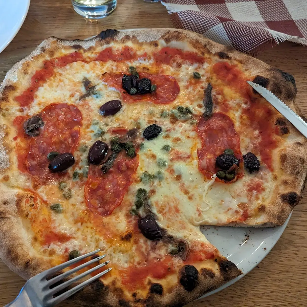Pizza Oliven Sardellen