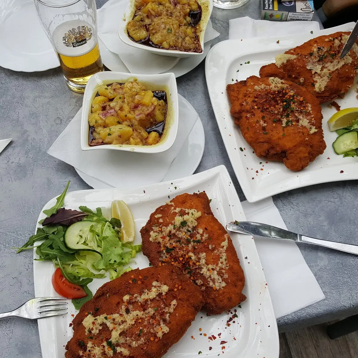 Schnitzel A La Grüner Laterne