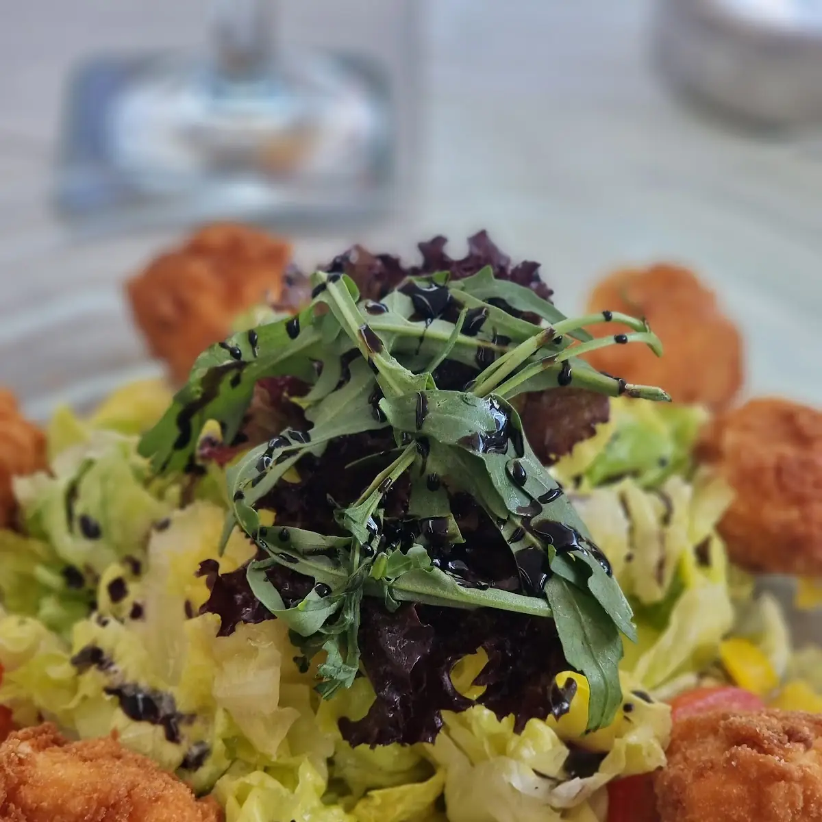 Salat Mit Gebackenem Schafskäse