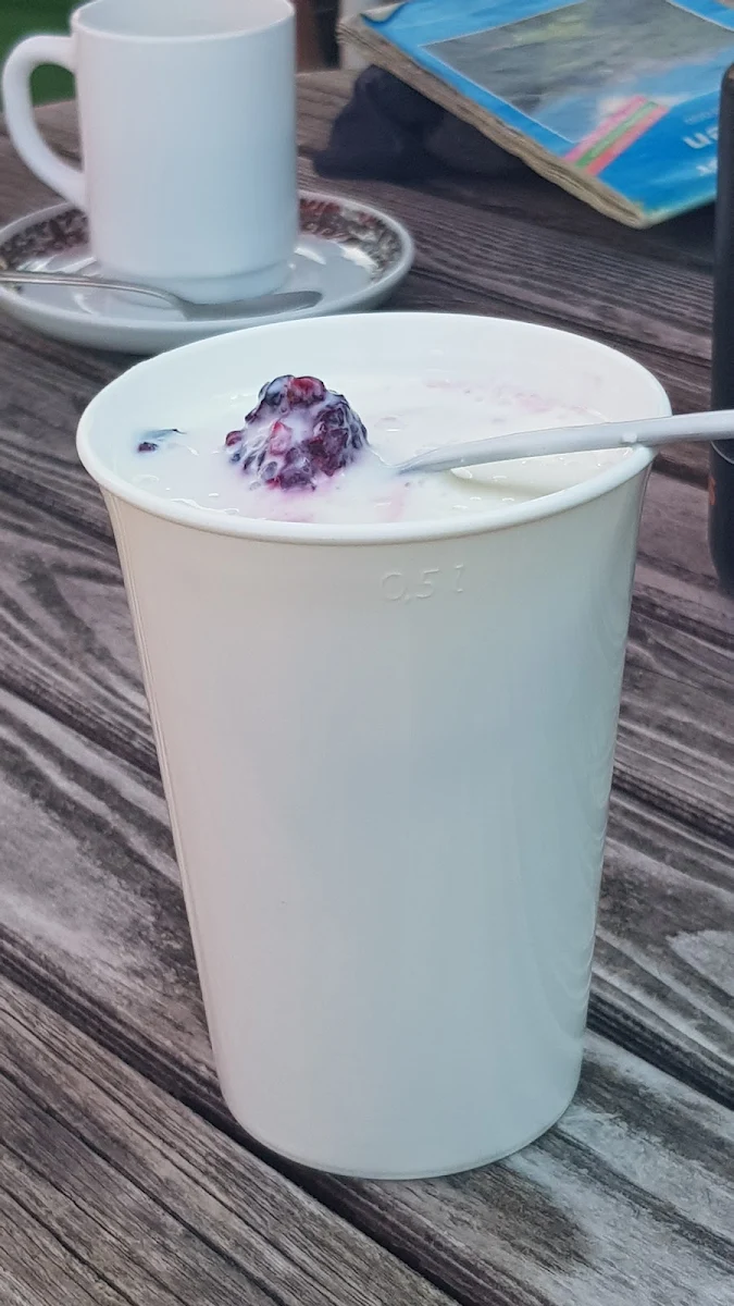 Buttermilch Mit Waldfrüchten