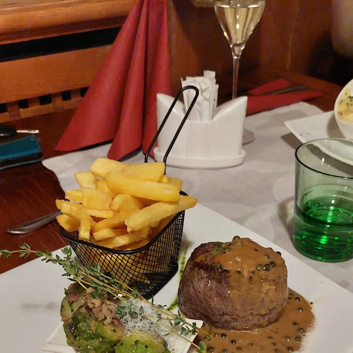 Hirschrückensteak