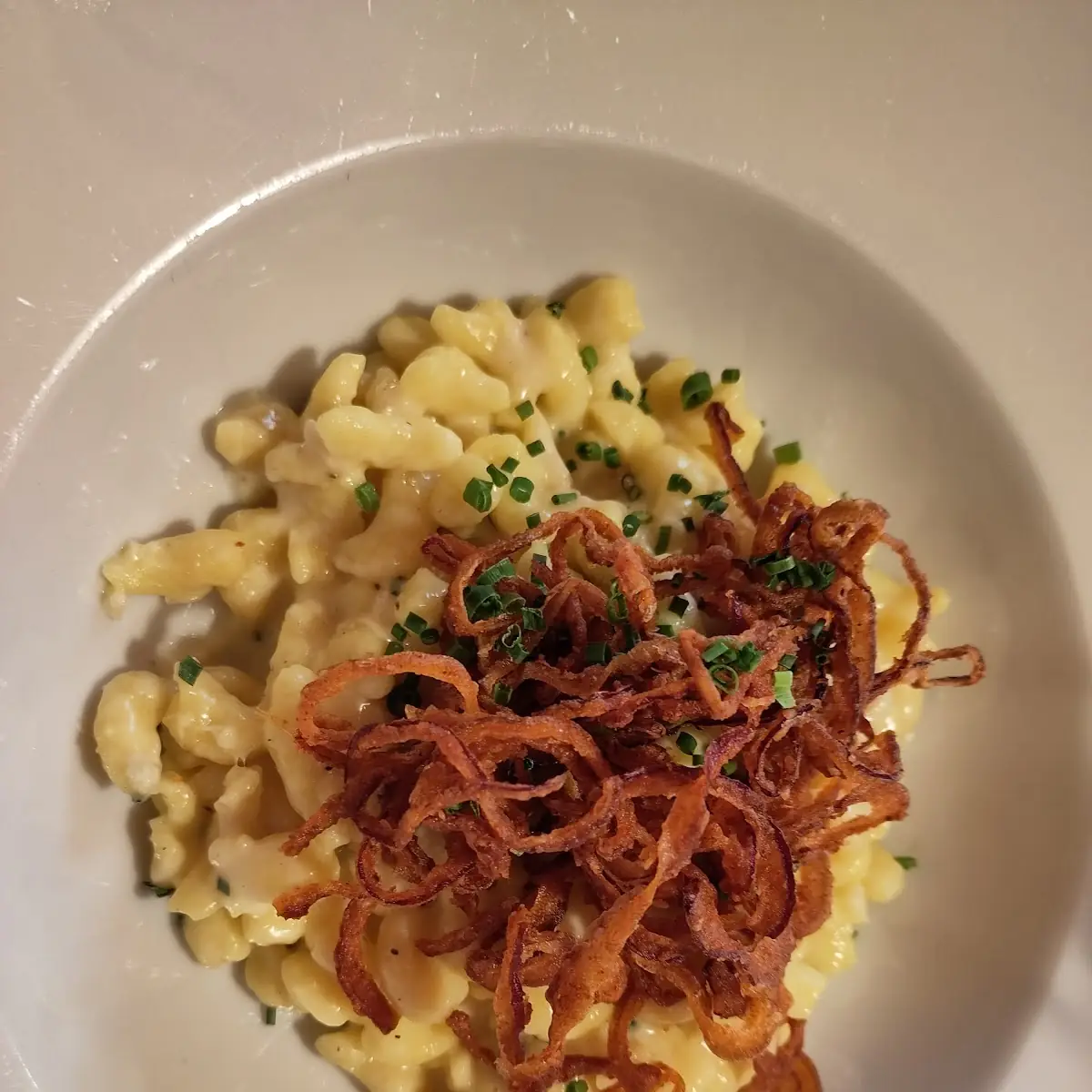 Köhrige Käsespätzle