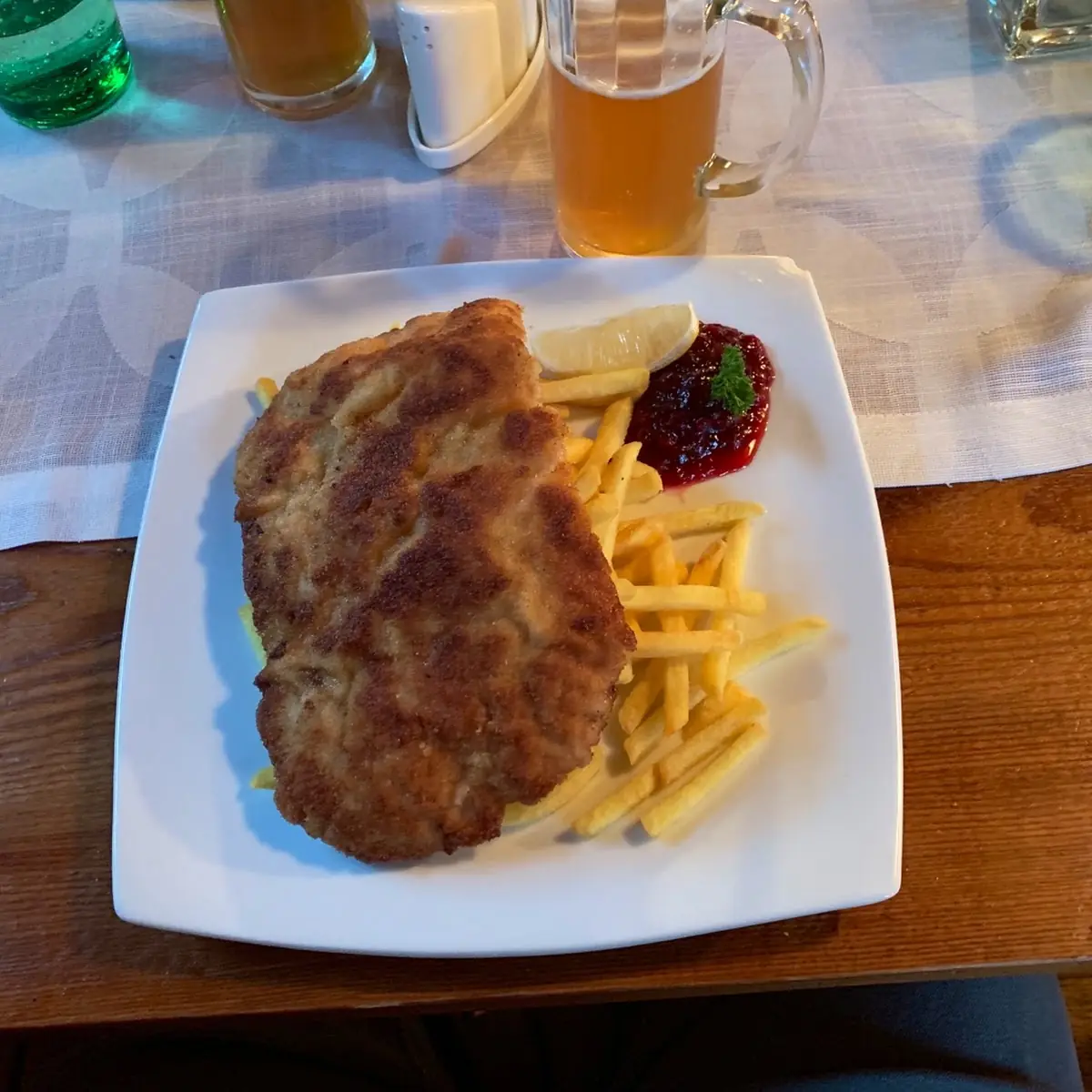 Wiener Schnitzel With Fries