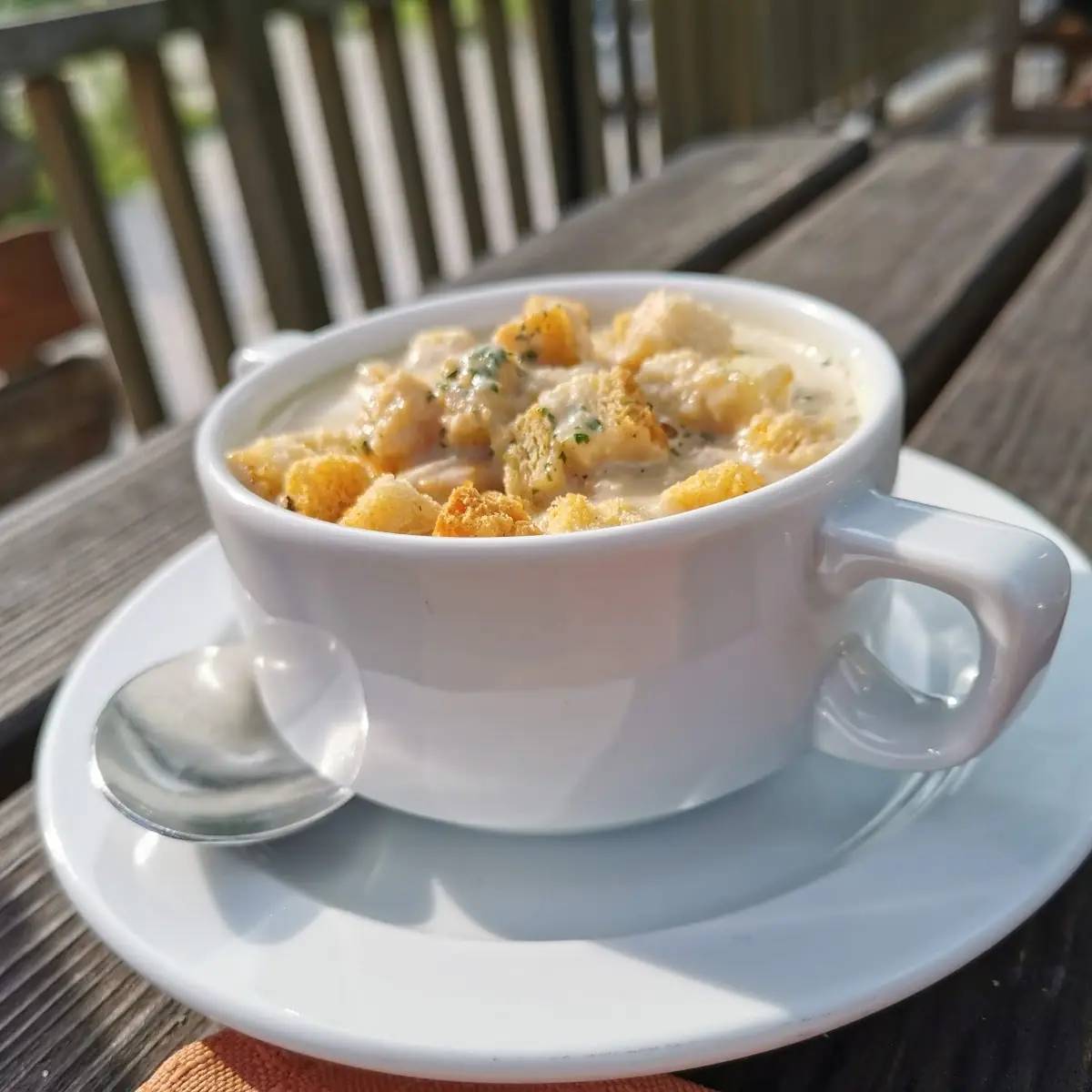 Knoblauchcremesuppe