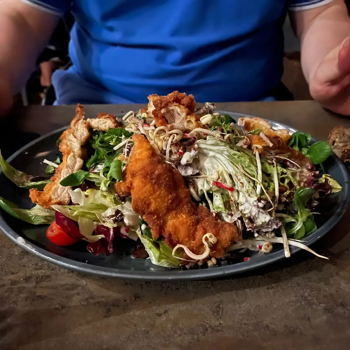Backhendlsalat