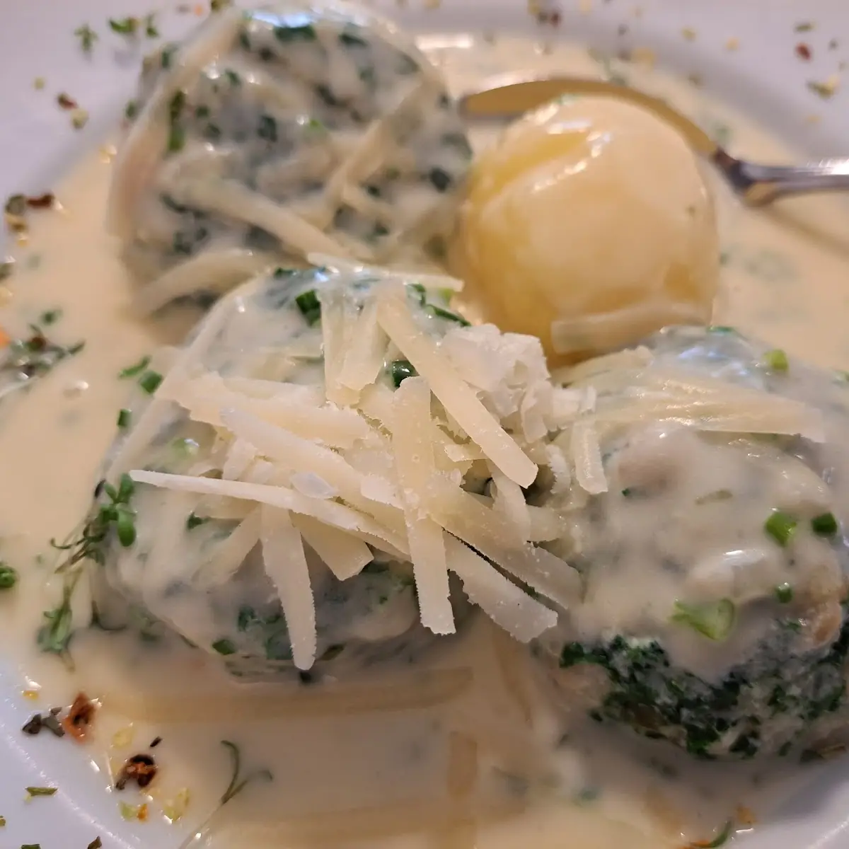Spinatknödel