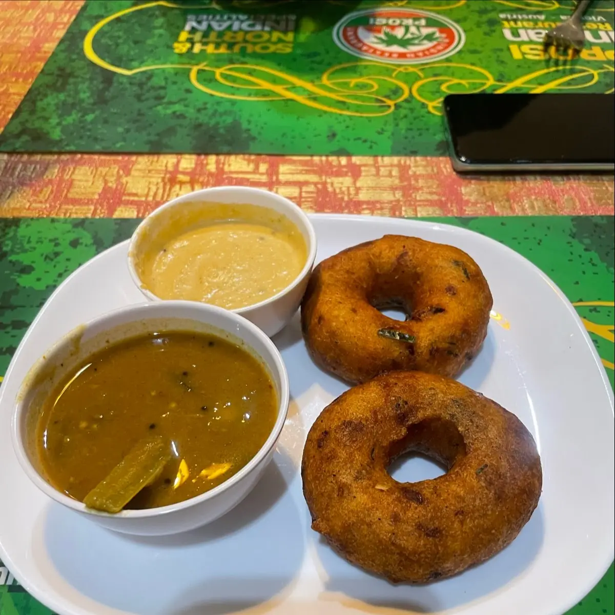 Coconut Chutney & Sambar