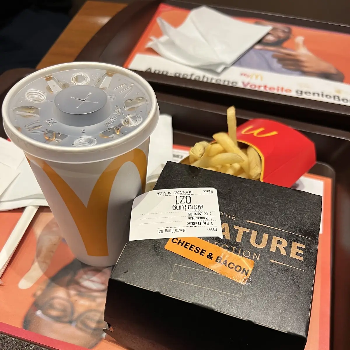 Signature Burger Cheese and Bacon