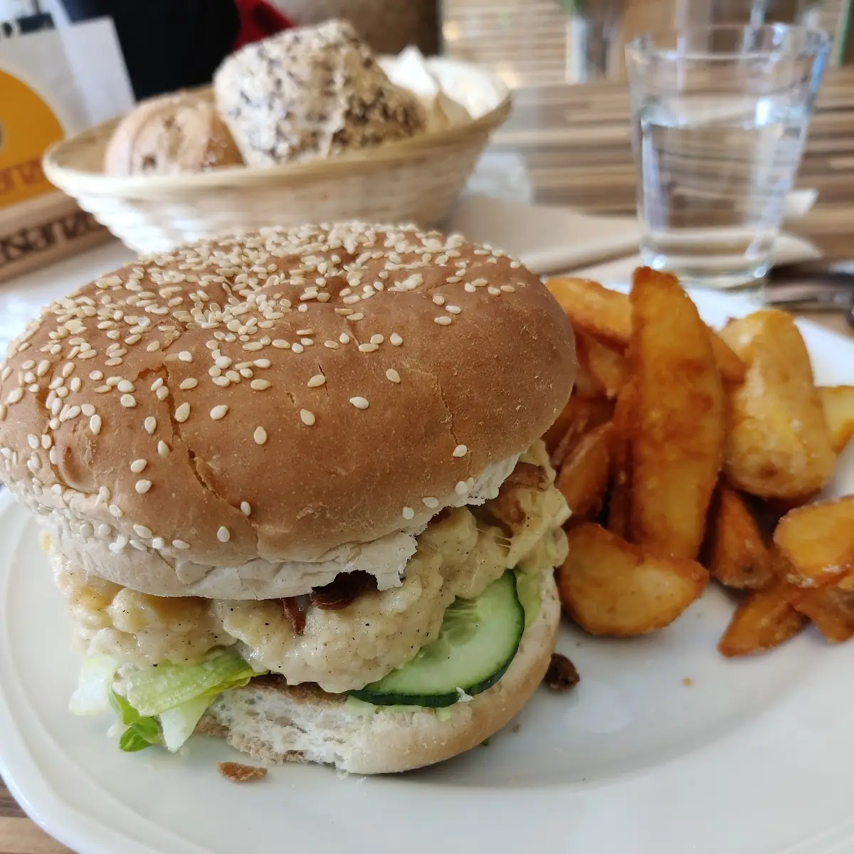 Käsespätzle Burger