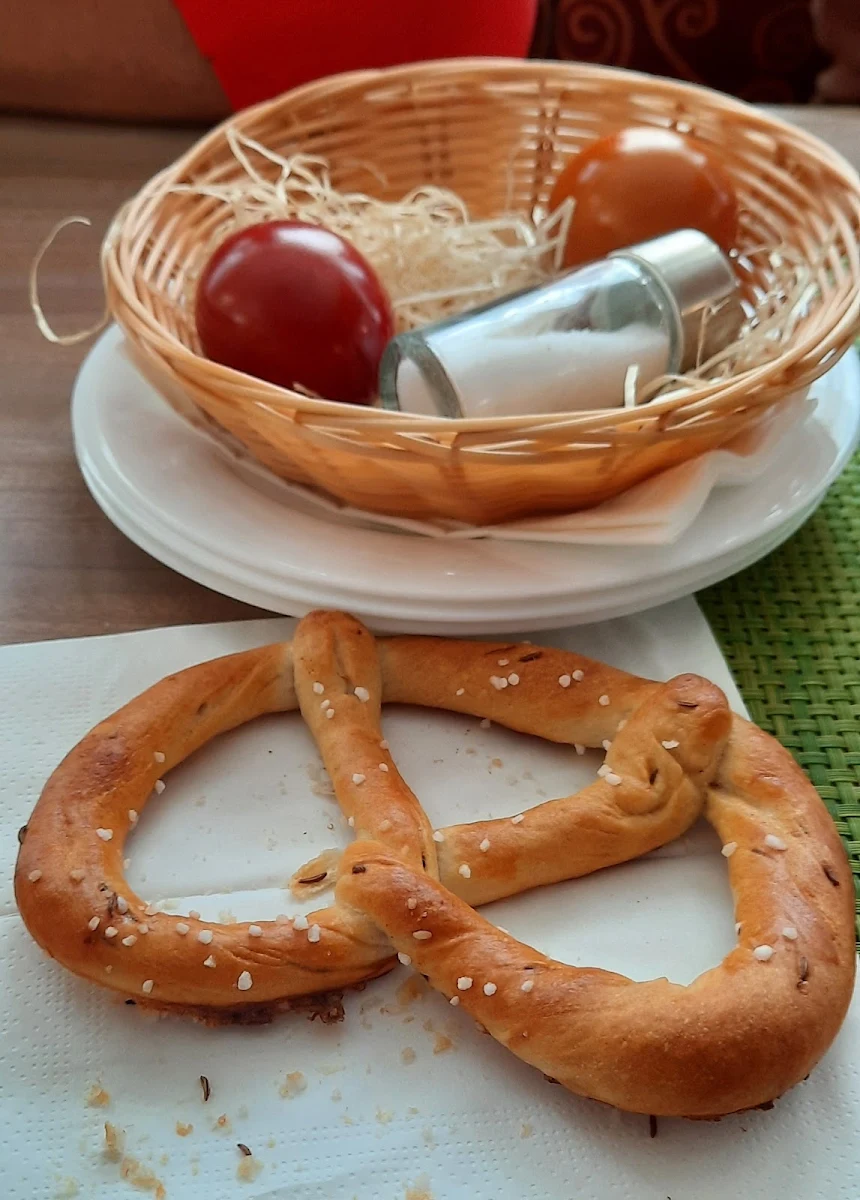 Knusprige Brezel