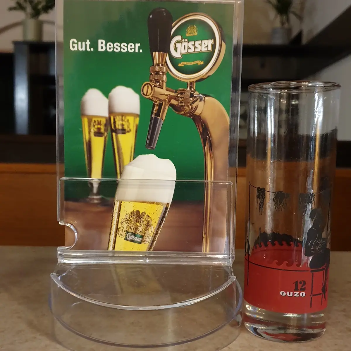 Ouzo12 Und Gösser Bier