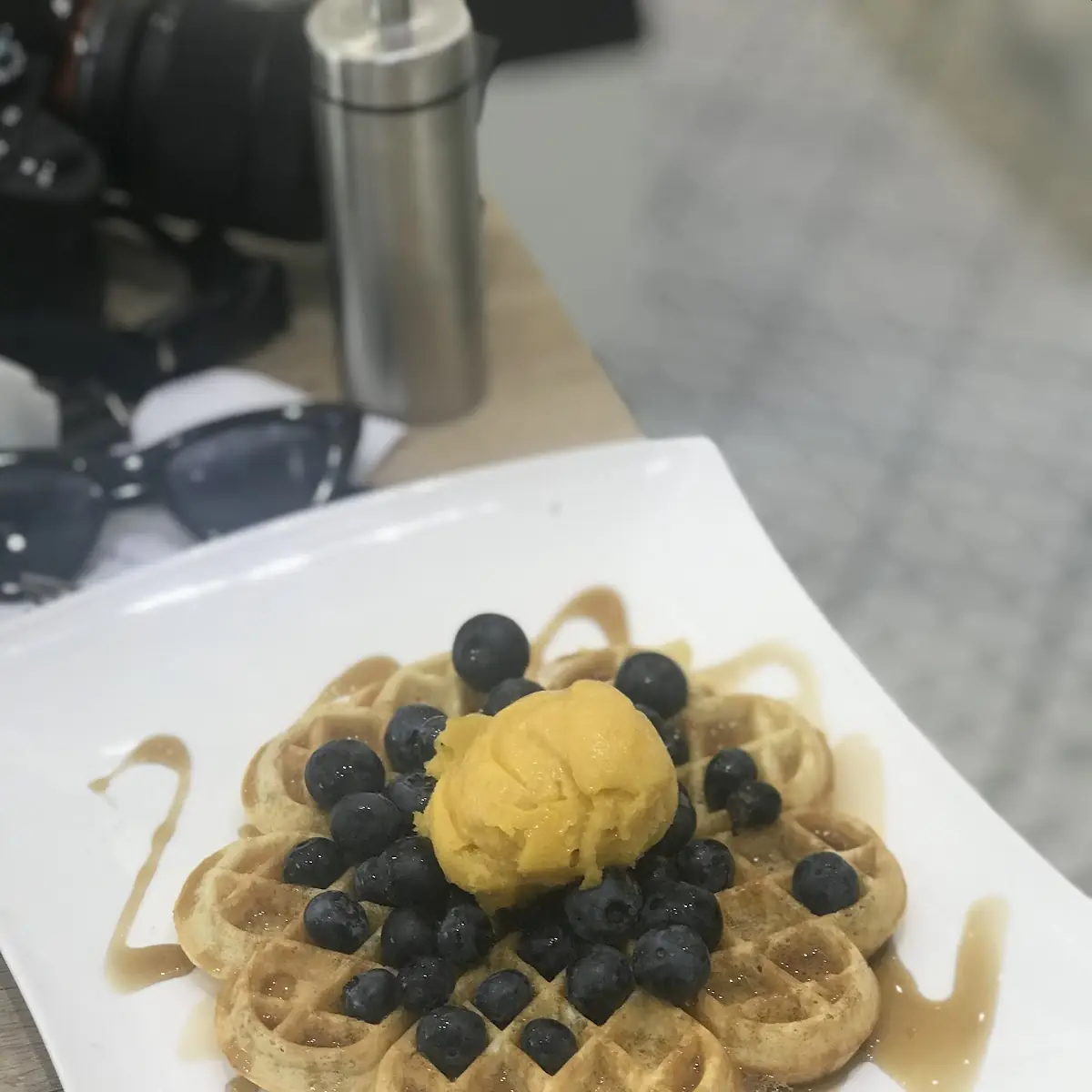 Ice Cream Waffles