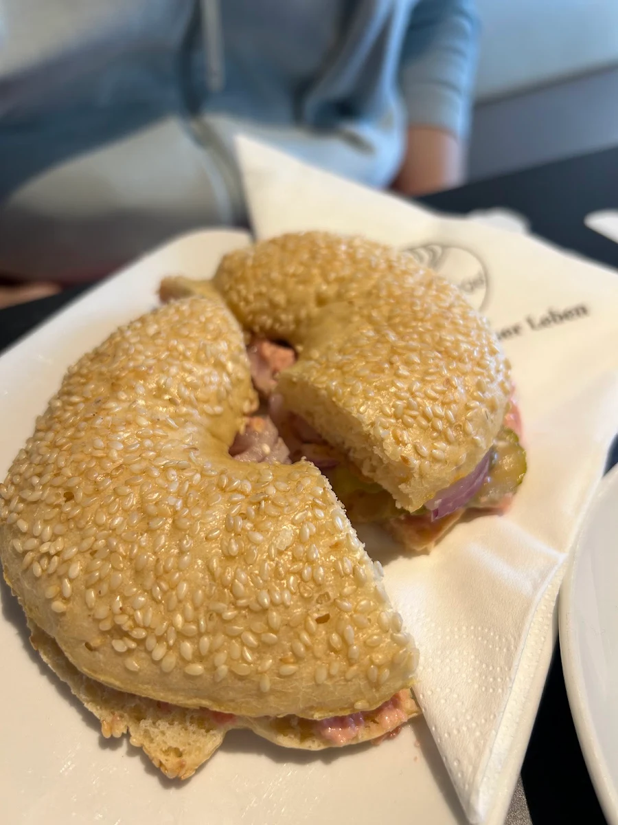 Vegan Gluten Free Bagel Sandwich