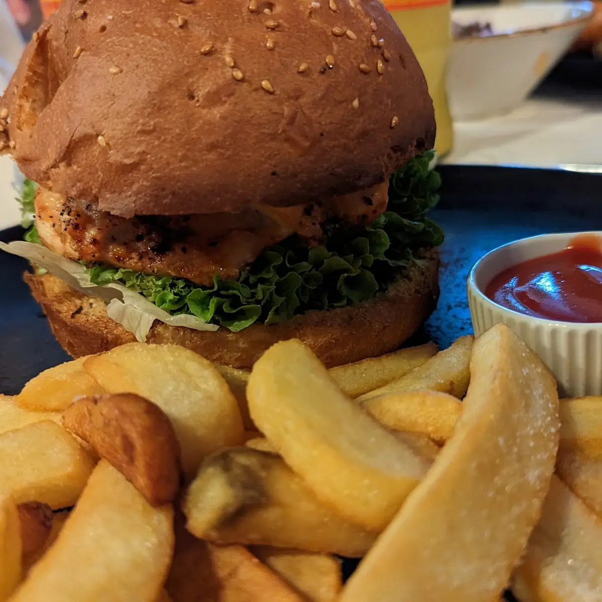 Chicken-Avocado Burger