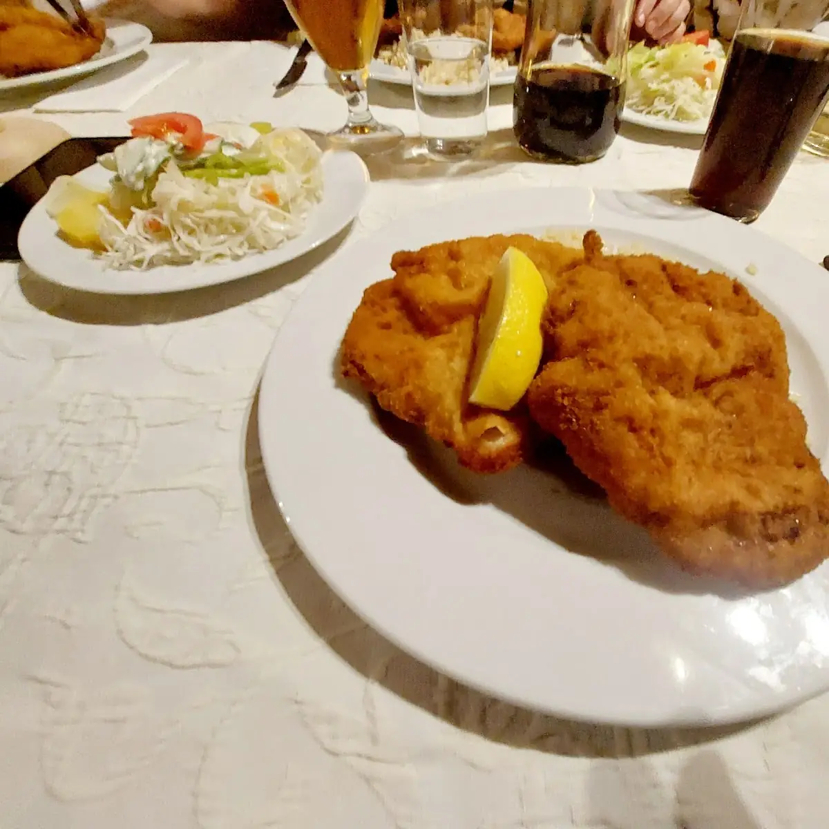 Schnitzel Mit Salat