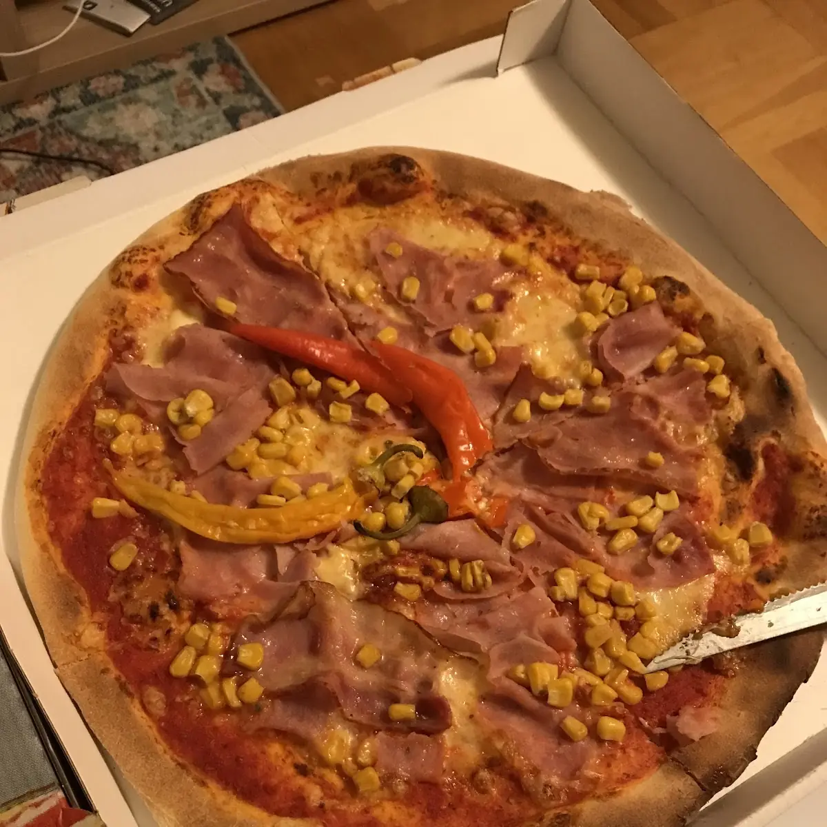 Bacon Onion and Pepperoni