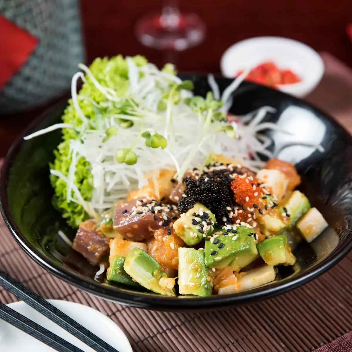 Avocado Sashimi Salat