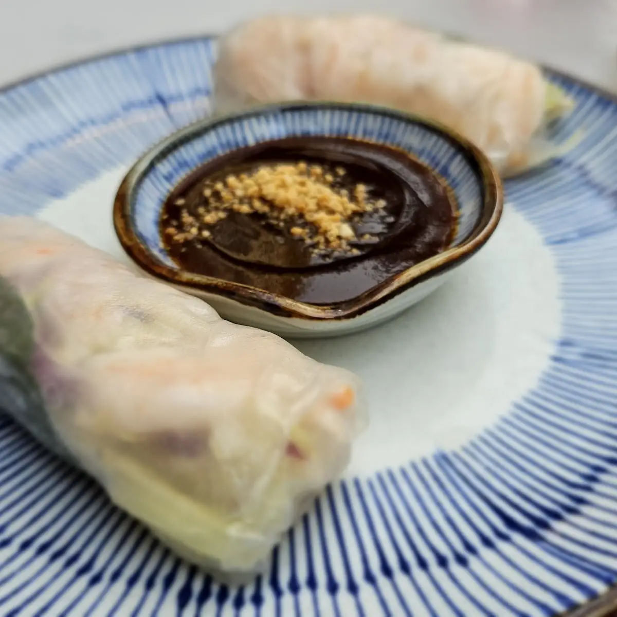 Japanische Miso-frühlingsrollen