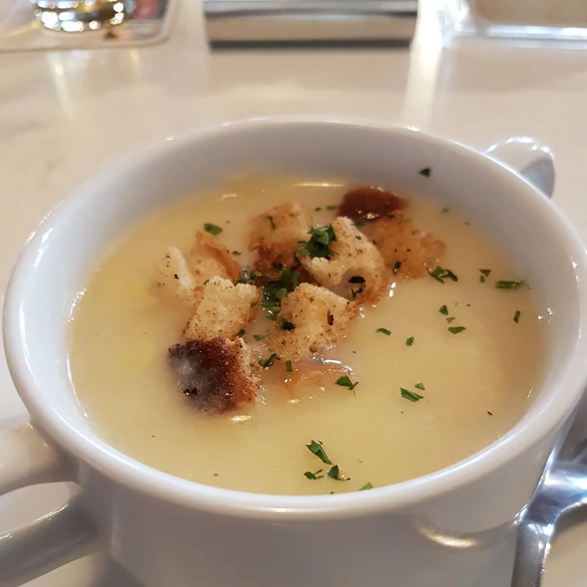 Spargelcremesuppe