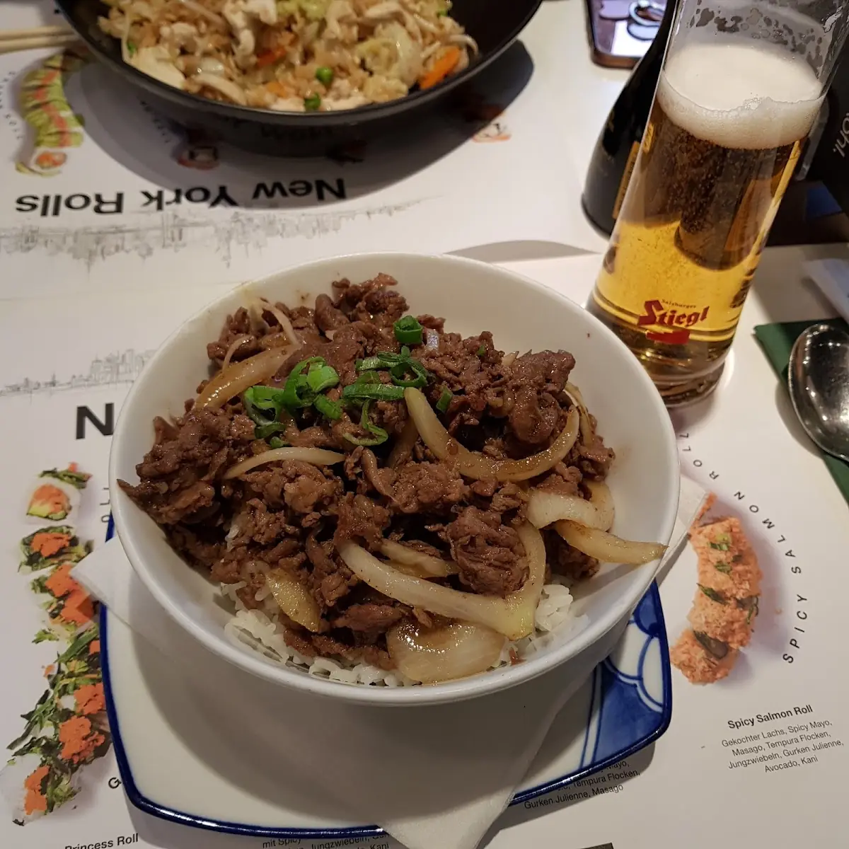 Beef and Onion Donburi