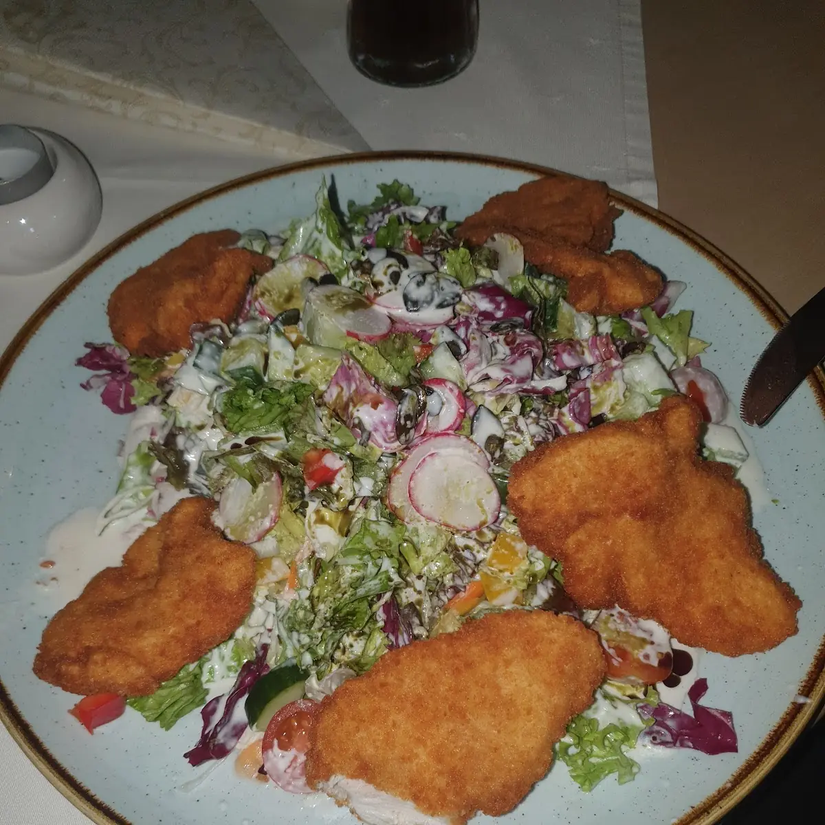 Backhendlsalat