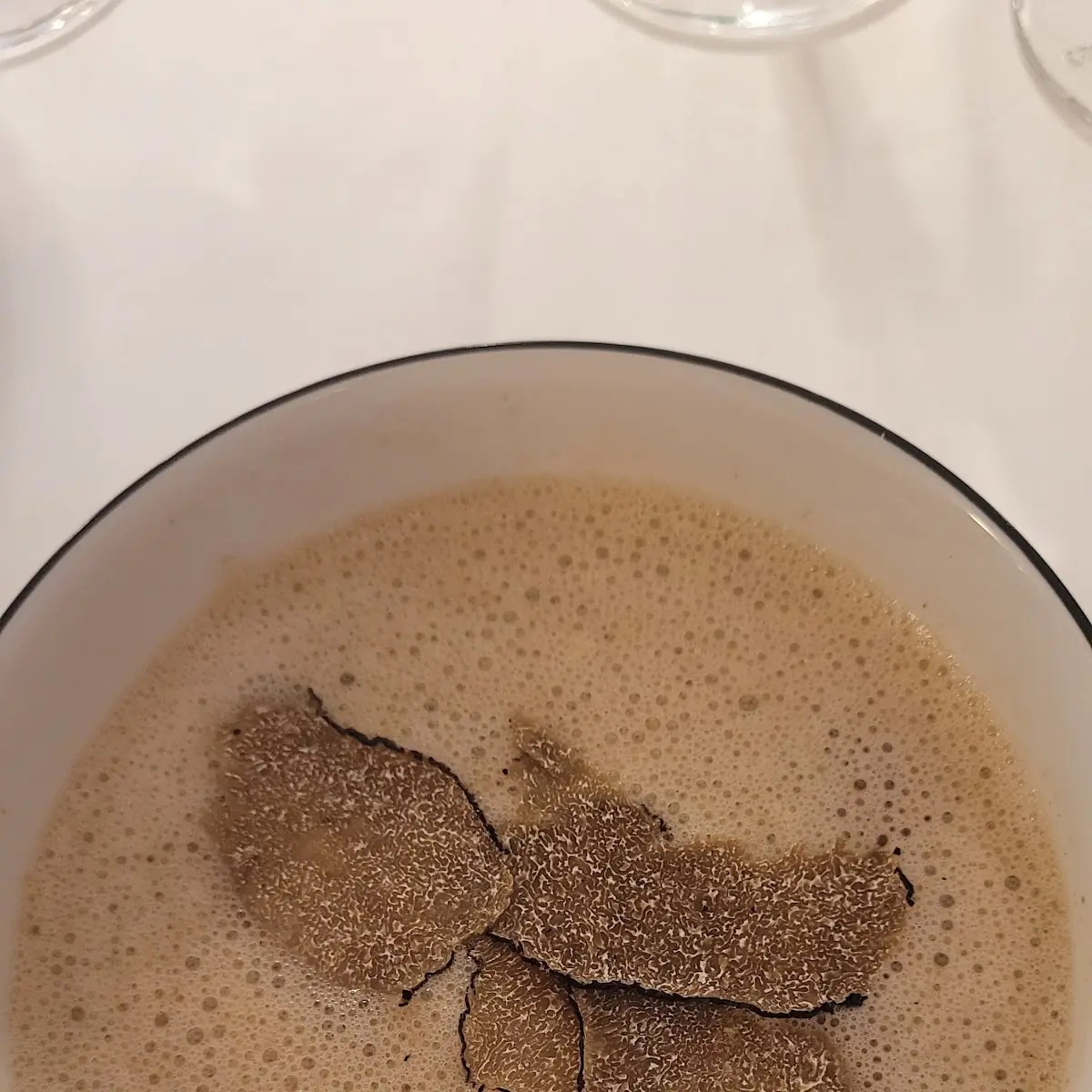 Steinpilze Suppe Mit Trüffel
