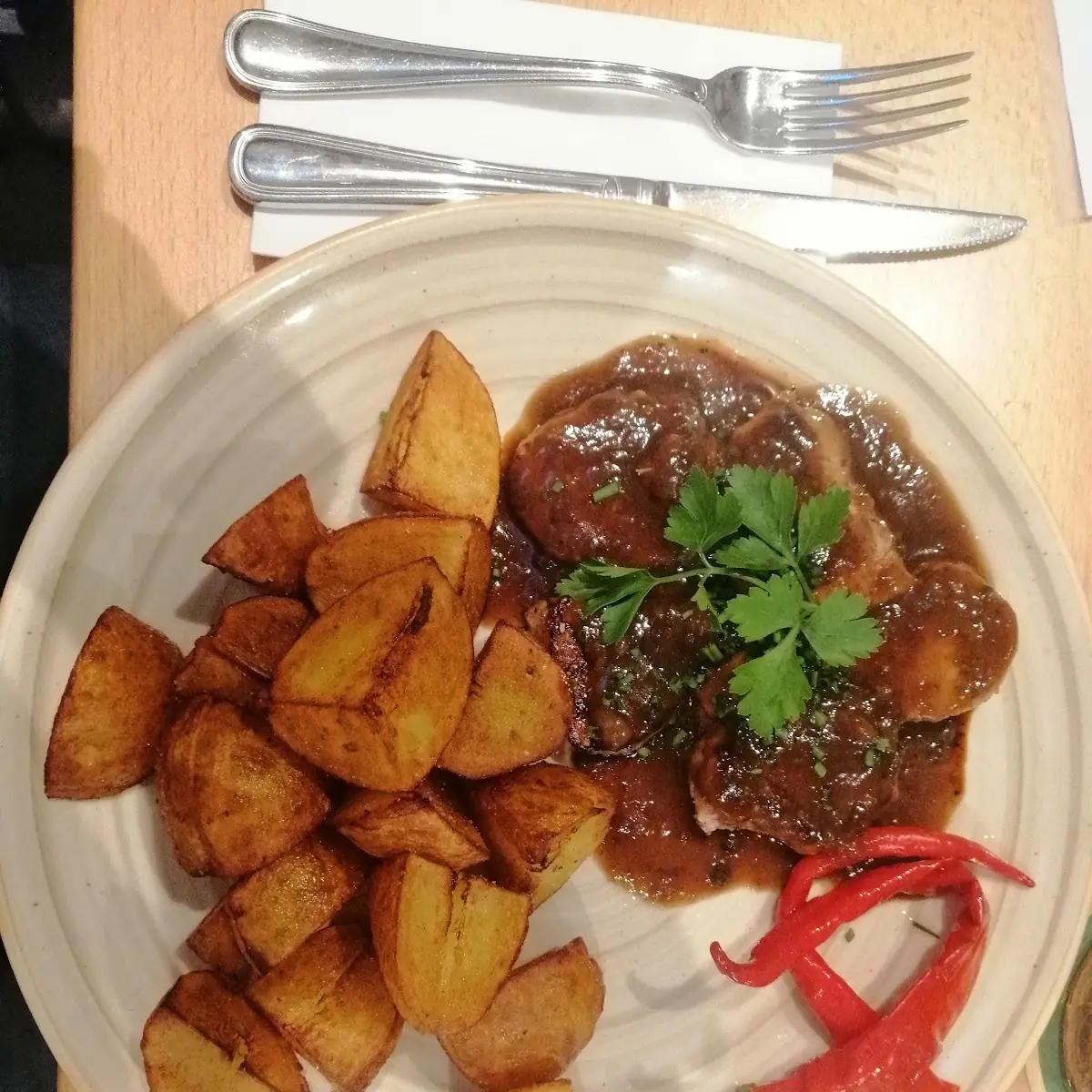 Medaillons In Pfeffersauce