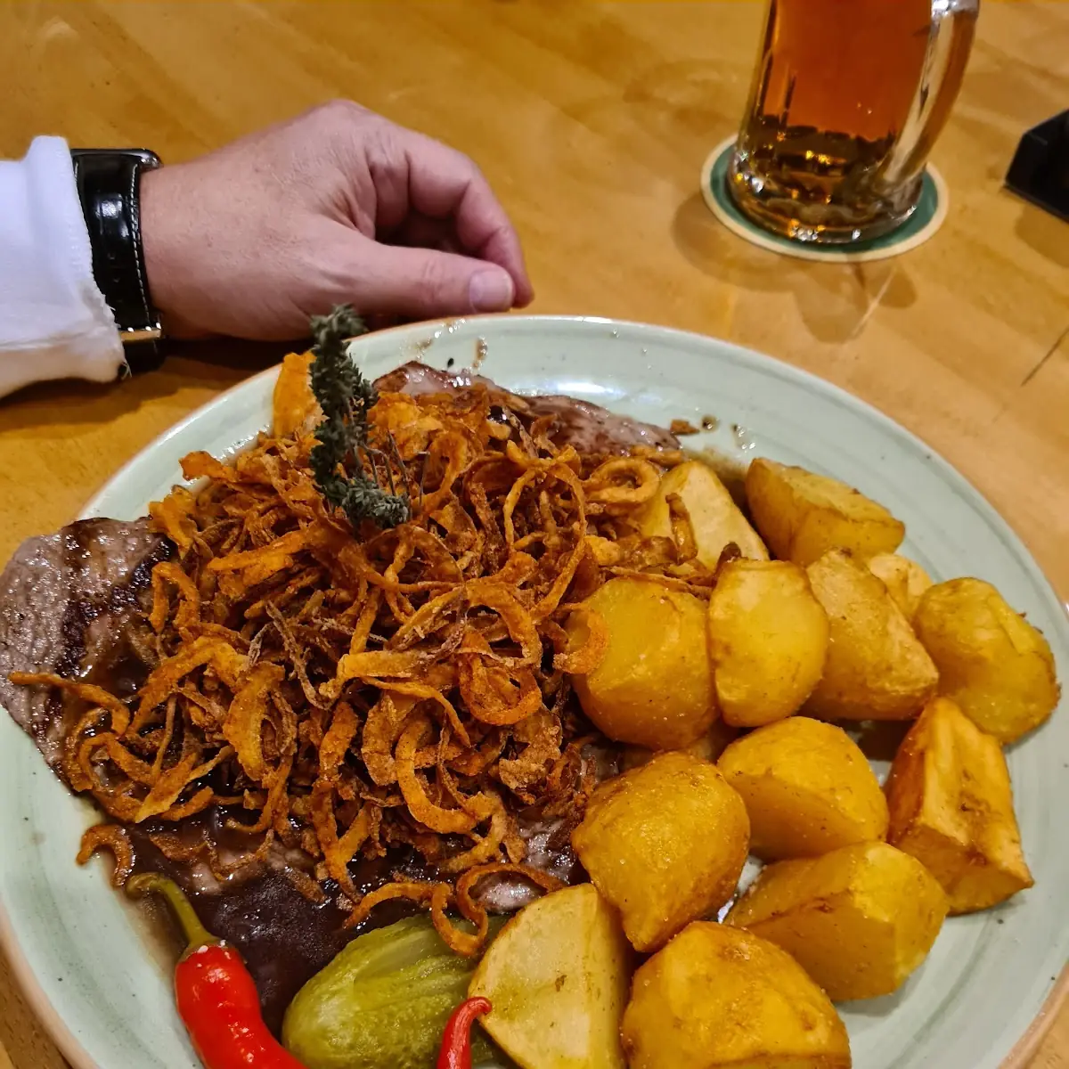Zwiebelrostbraten