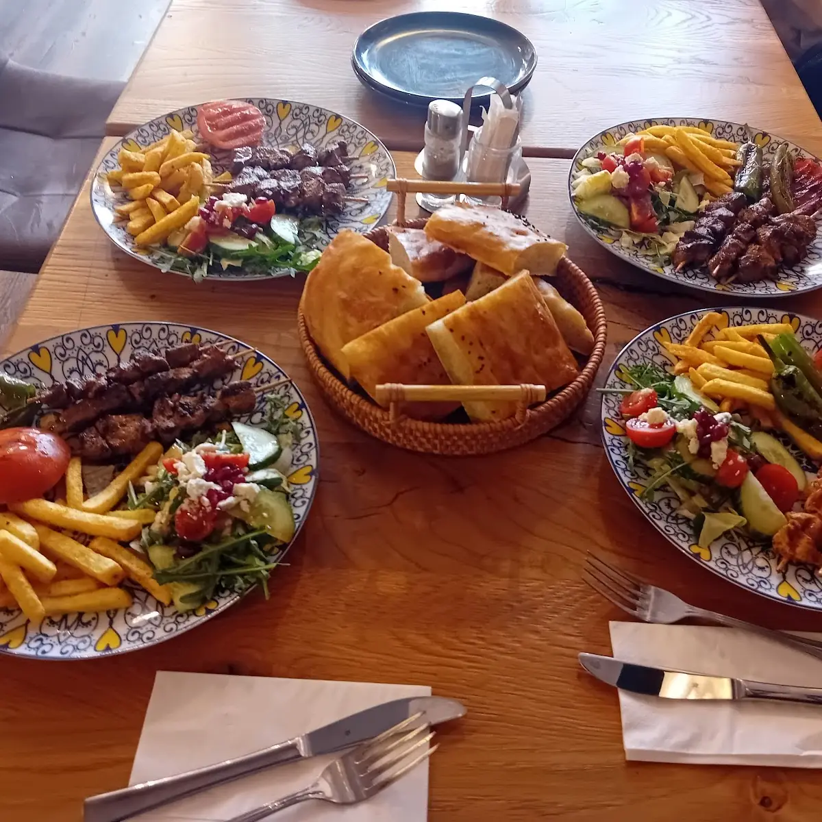 Verschidene Grill Gerichte