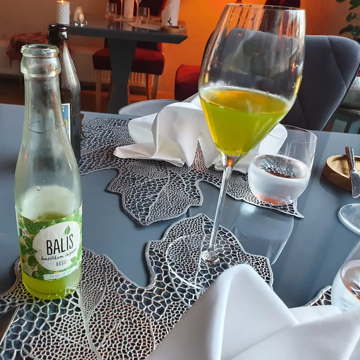 Basil Basilikum-ingwer-drink