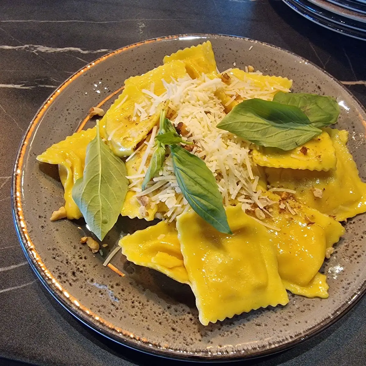 Kürbis Ravioli