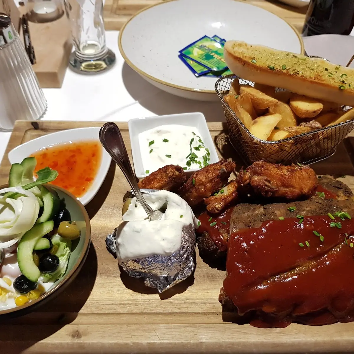Buffalo Wings with Spare Ribs