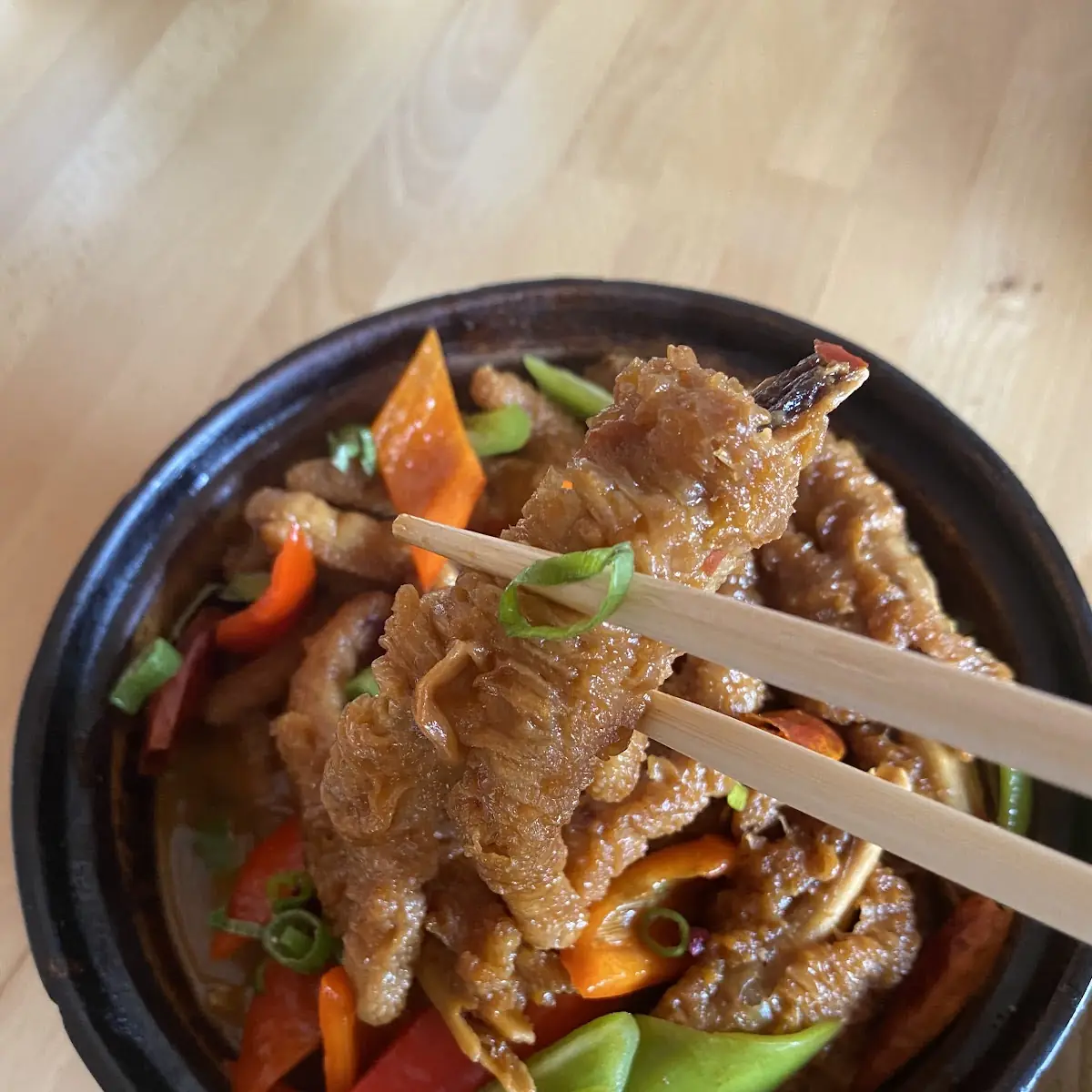 Knuspriges Rindfleisch