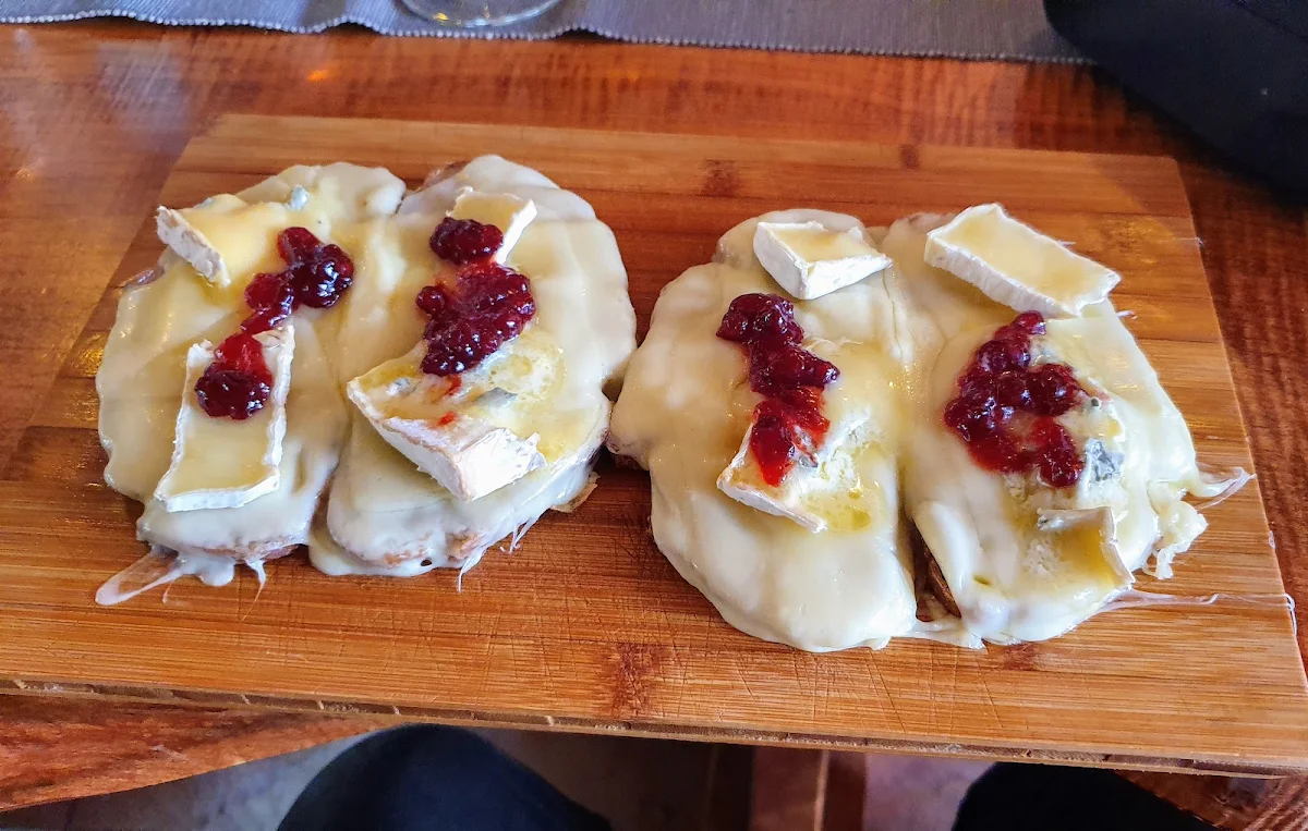 Überbackenes Käsebrot