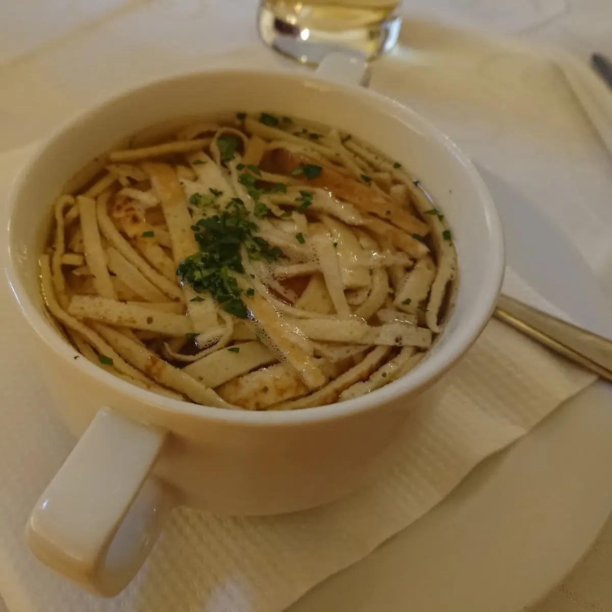 Rindfleischsuppe Mit Fritaten
