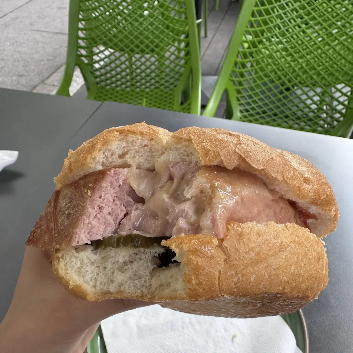 Leberkäse Brötchen Halal