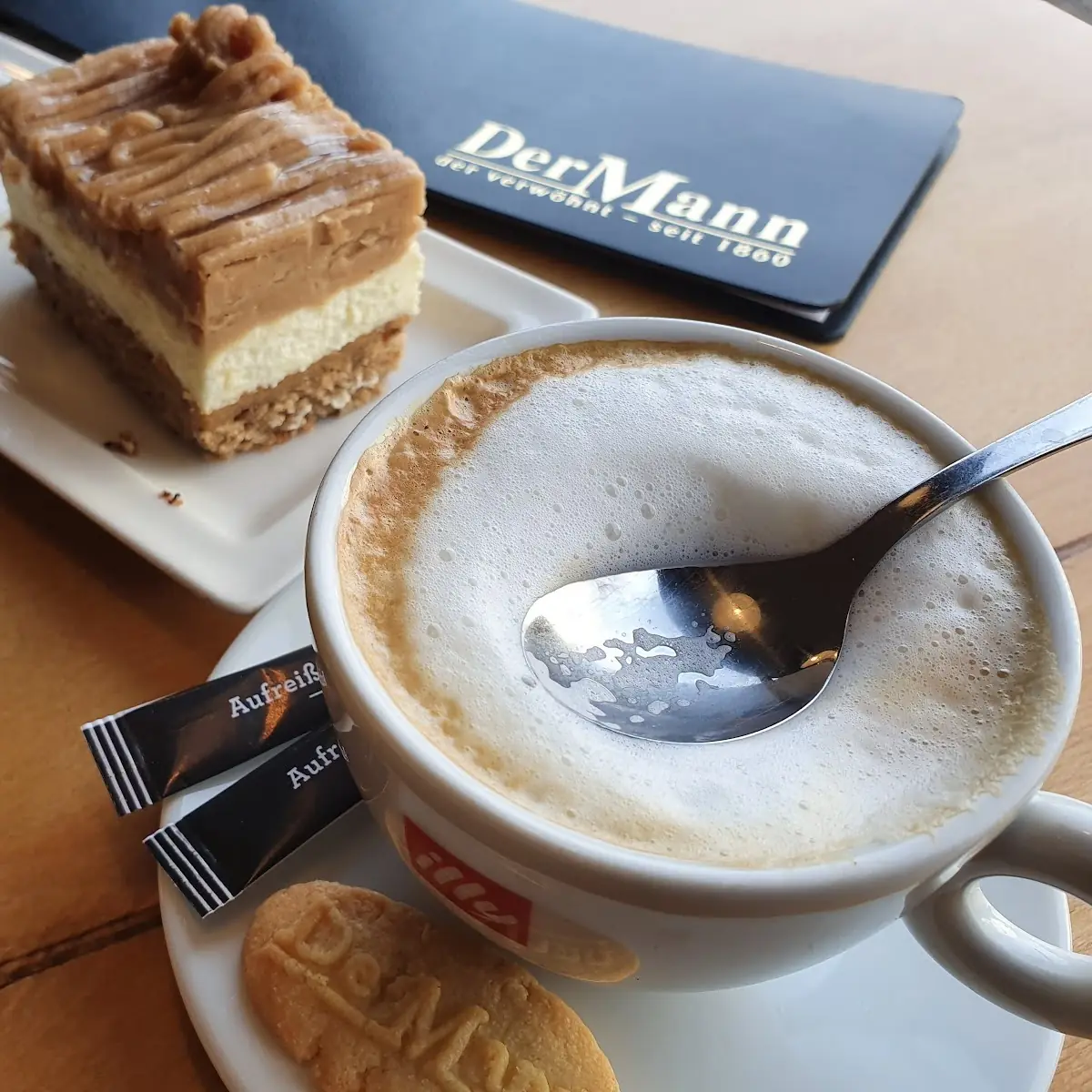 Maronischnitte Im Hintergrund