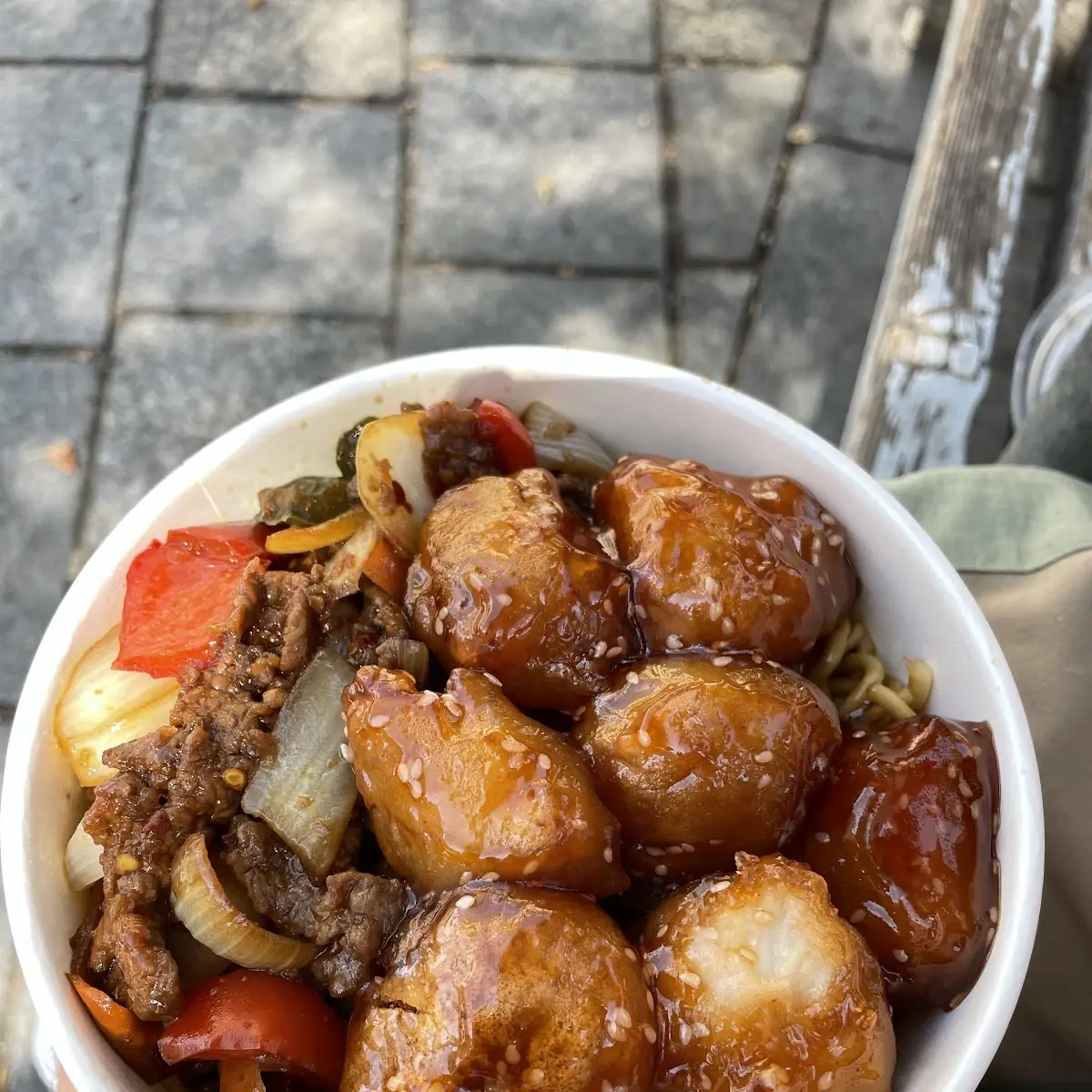 Orange Chicken & Noodles
