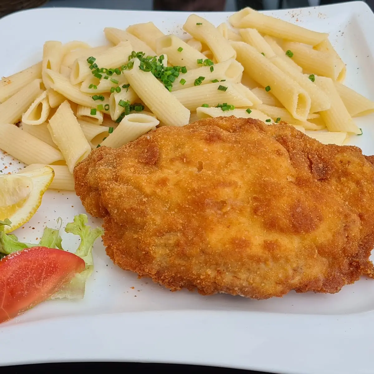 Cordon Bleu Vom Schwein Mit Teigwaren