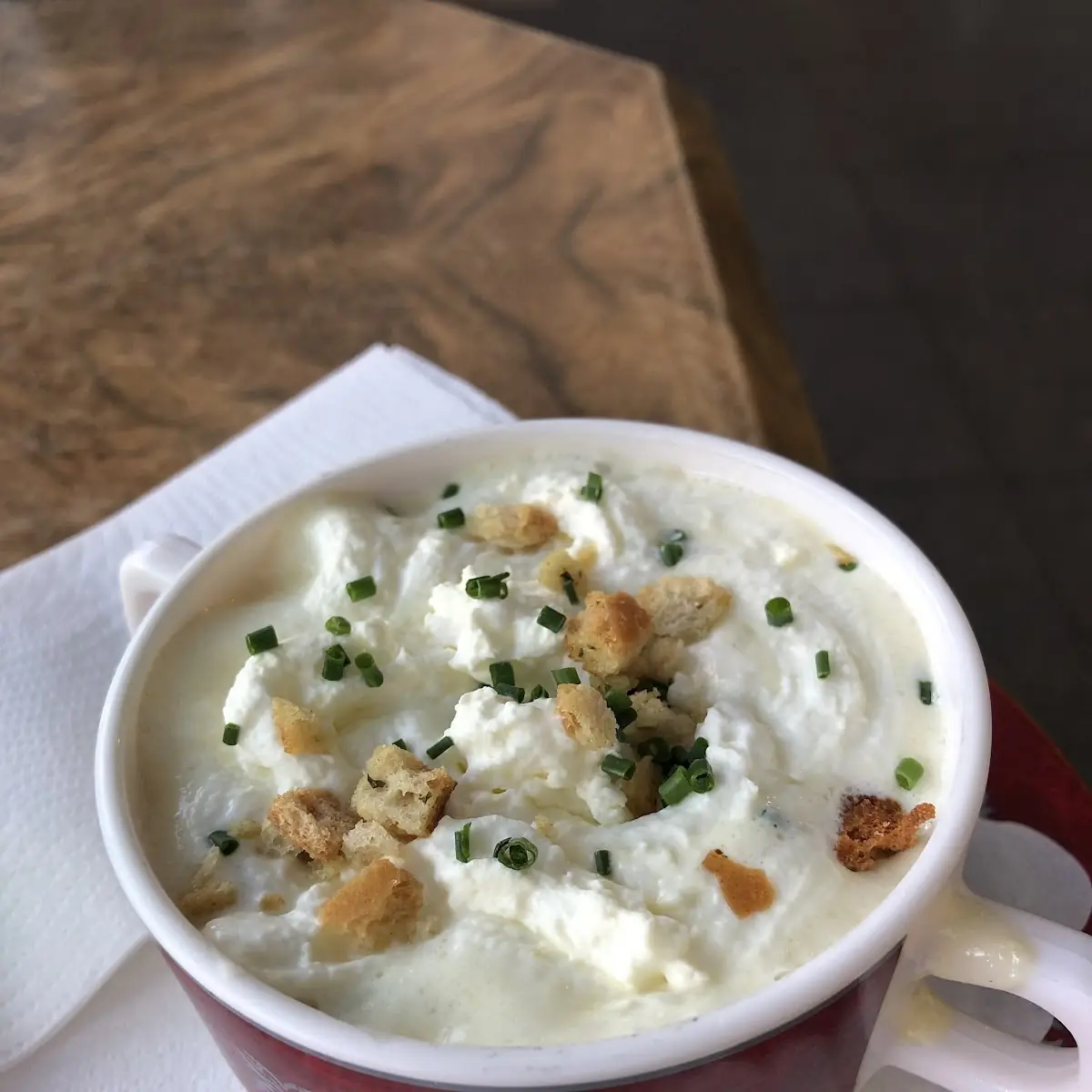 Knoblauchcremesuppe
