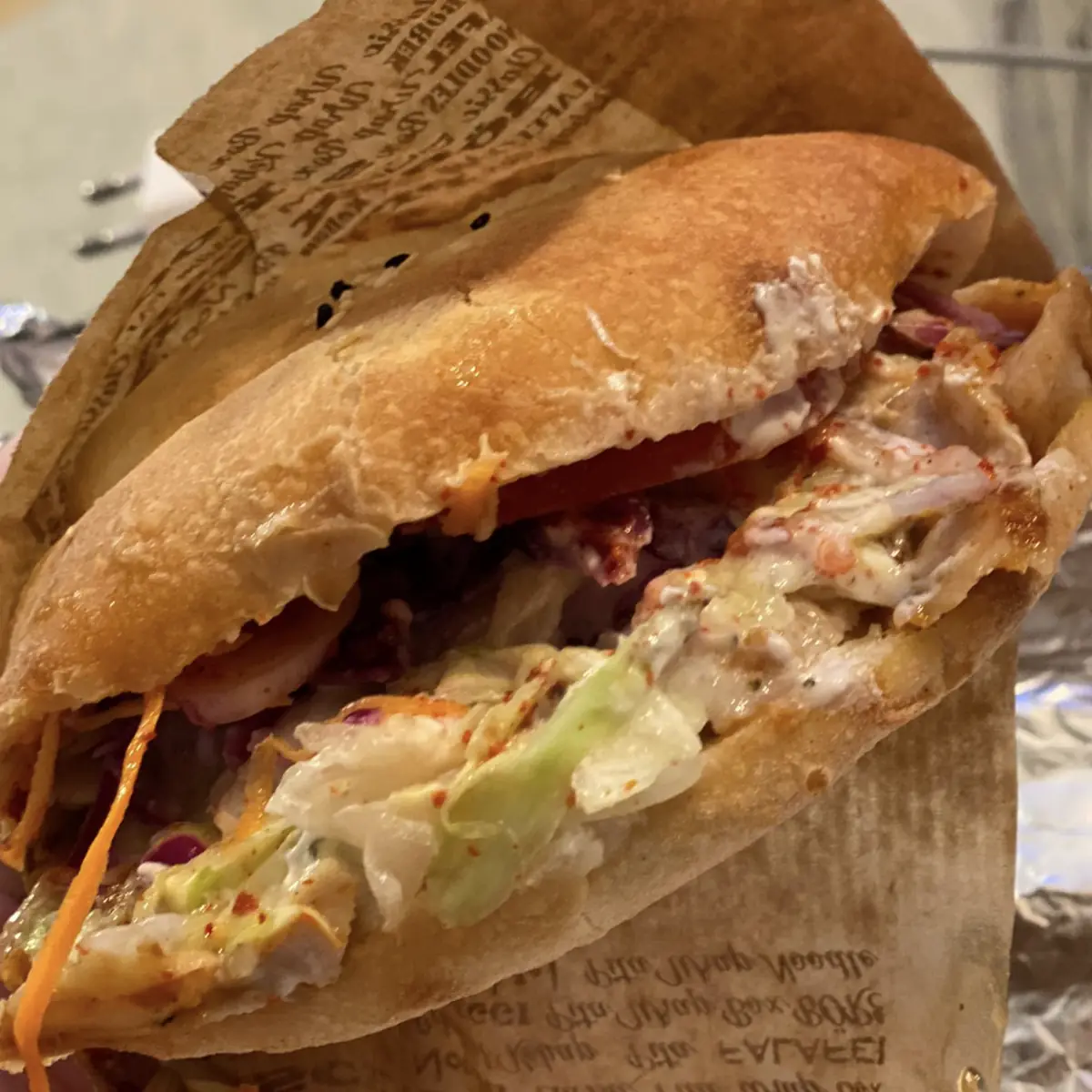 Kebab Huhn